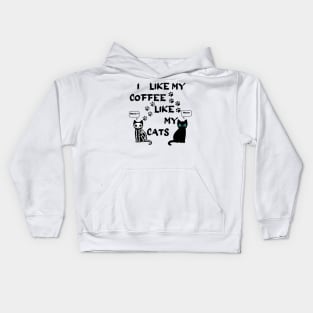 black cats Kids Hoodie